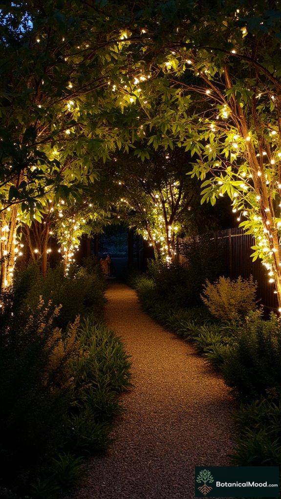 magical garden pathway illumination