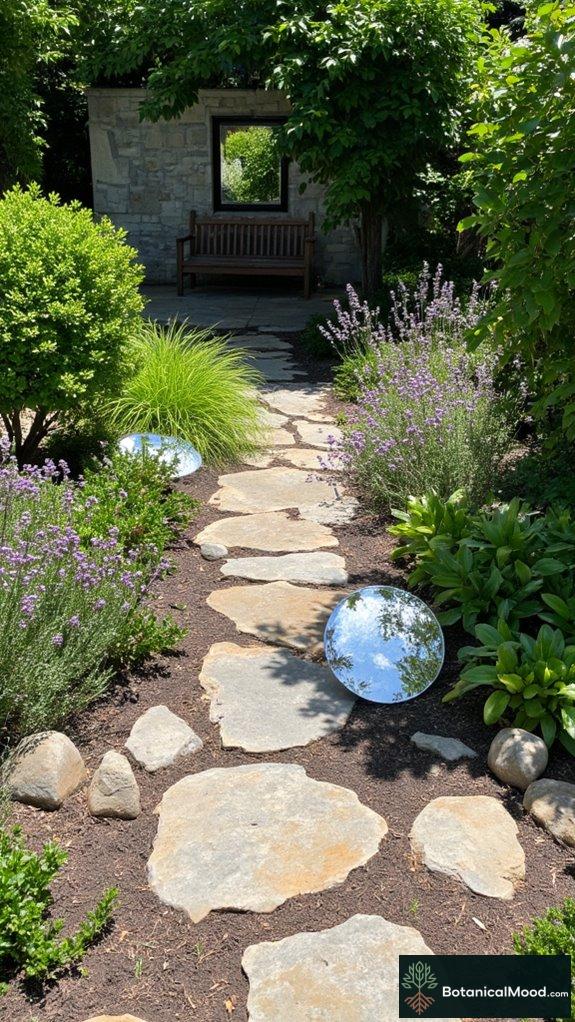 mirrors artful functional garden