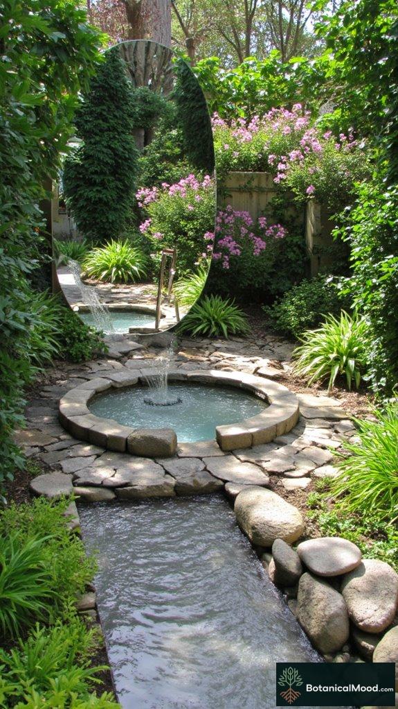 mirrors expanding garden illusions