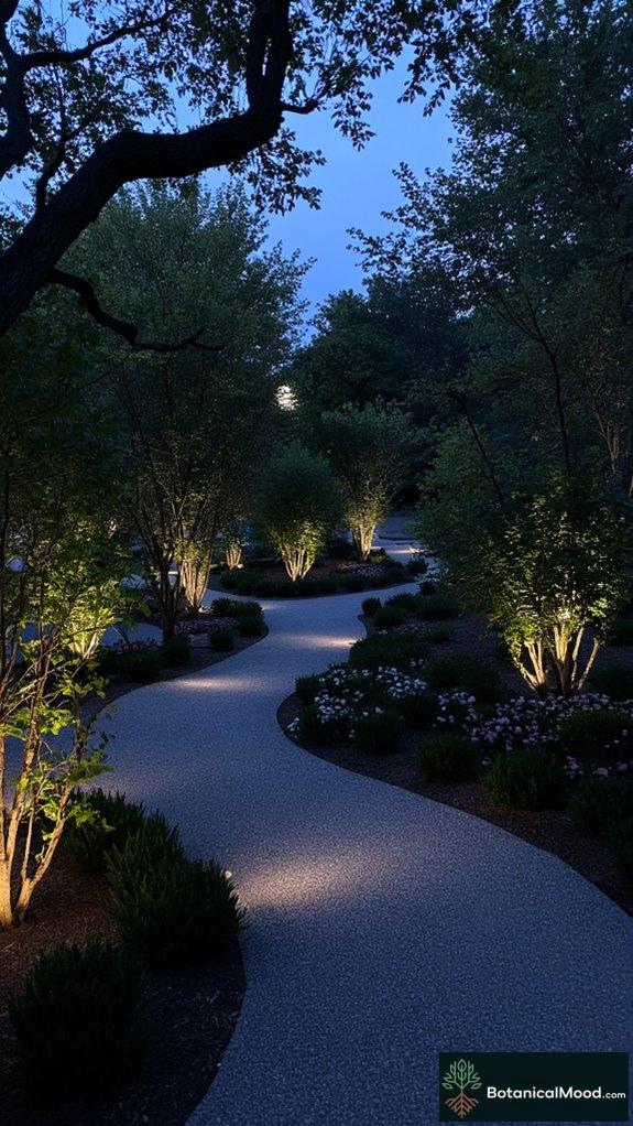 moonlit garden ambiance design
