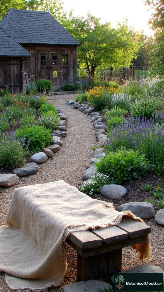 natural textures and materials