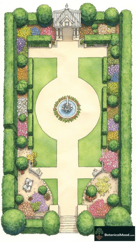 perfect proportions in gardens