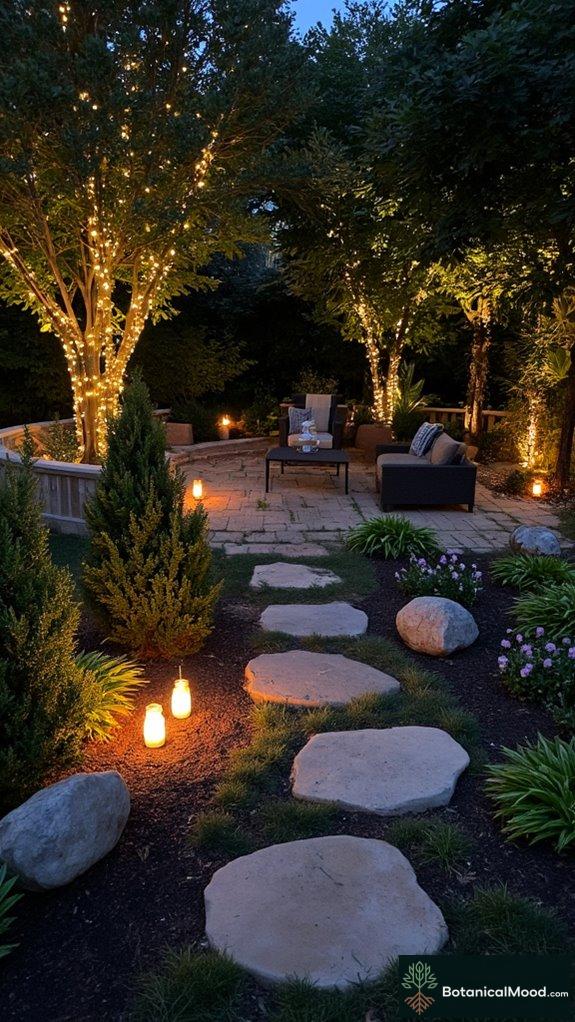 romantic garden lighting ideas