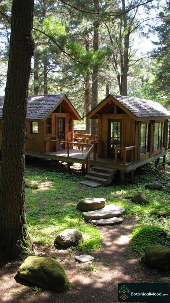 serene forest retreat design