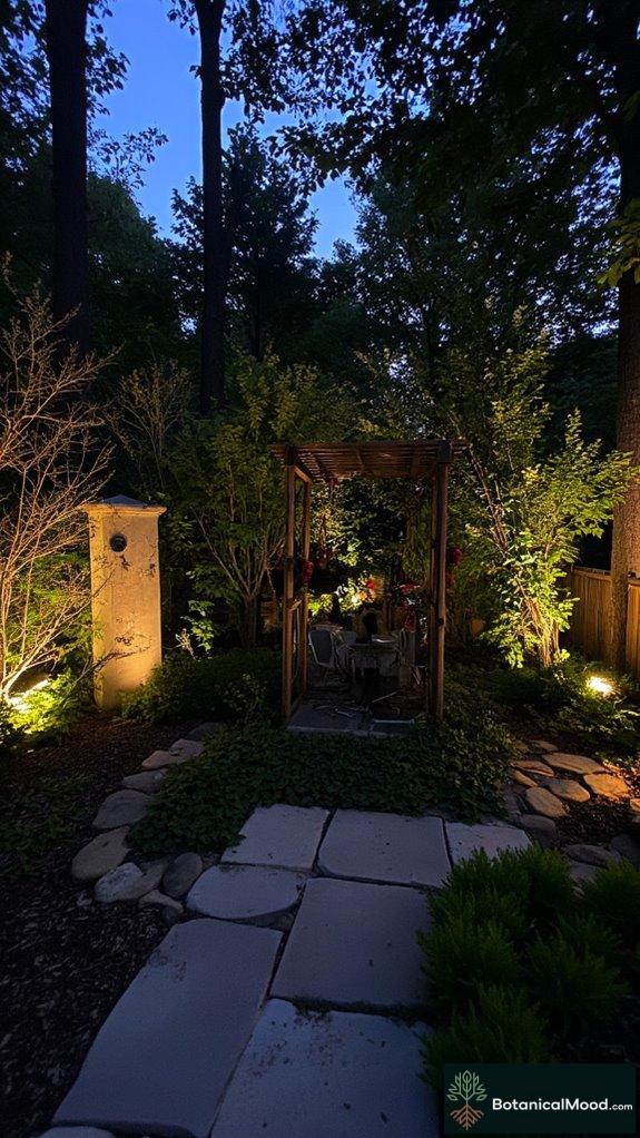 strategic garden lighting design