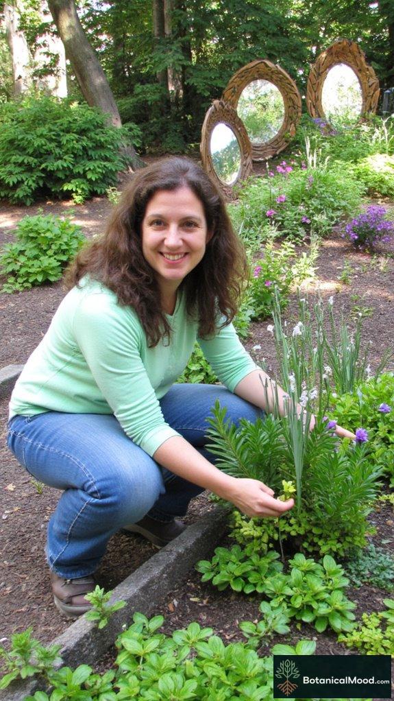 sustainable artistic garden sanctuary