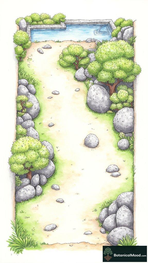 symmetrical stone arrangement techniques