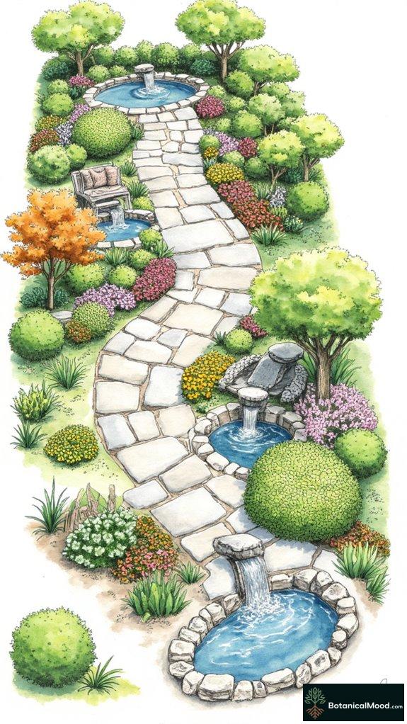 thoughtful water feature positioning