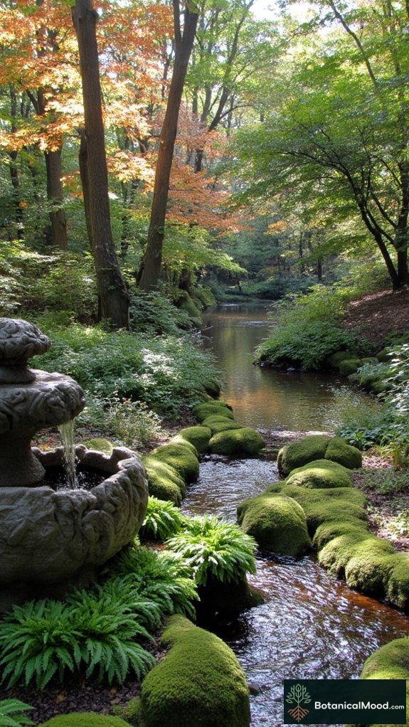 tranquil water features enhance beauty