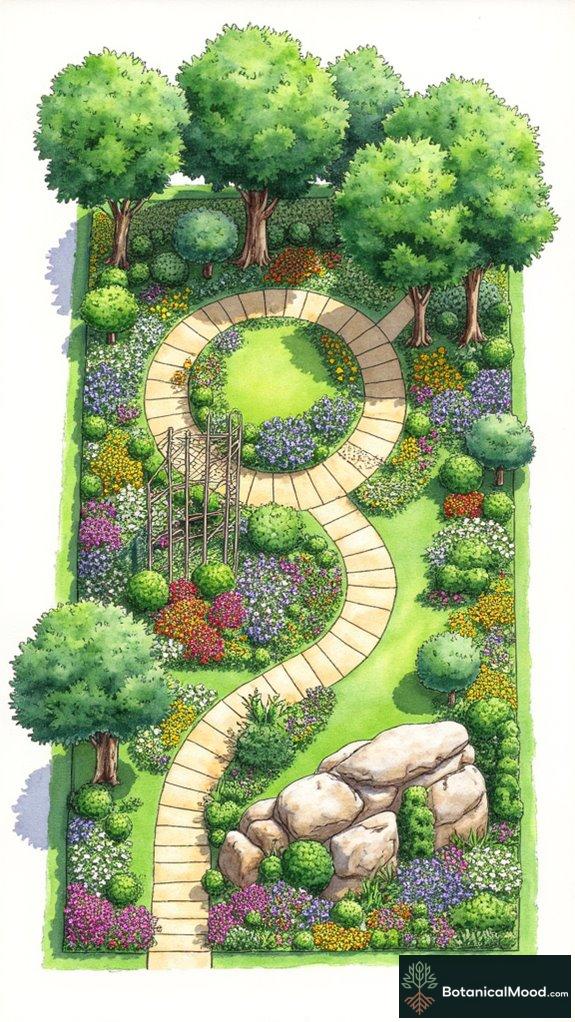 unique botanical garden arrangements