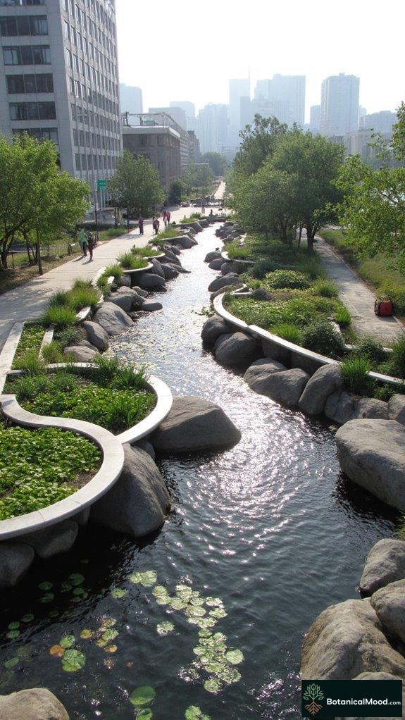 urban biodiversity through water gardens