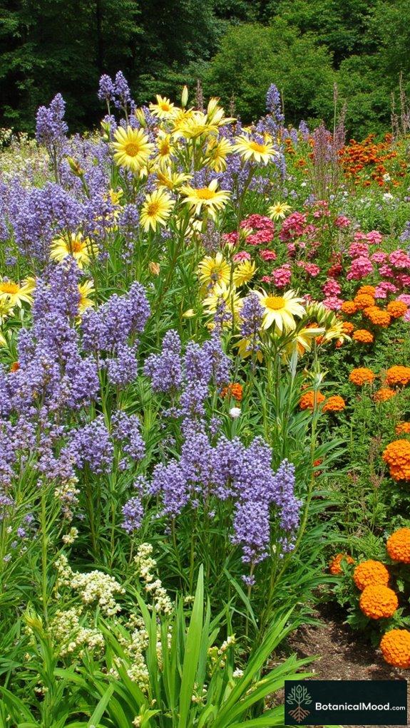 vibrant summer garden beauty