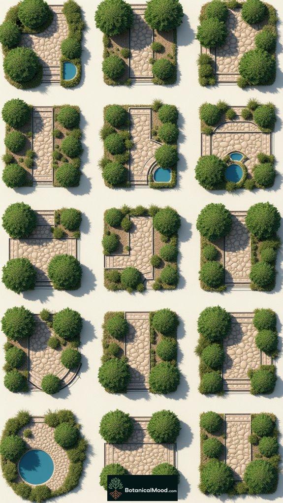 zen stone garden designs