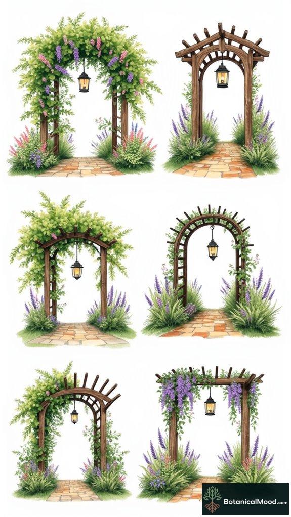 Small Backyard Decorative Garden Arbor Inspiration Ideas