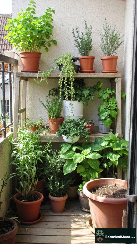 balcony garden space optimization