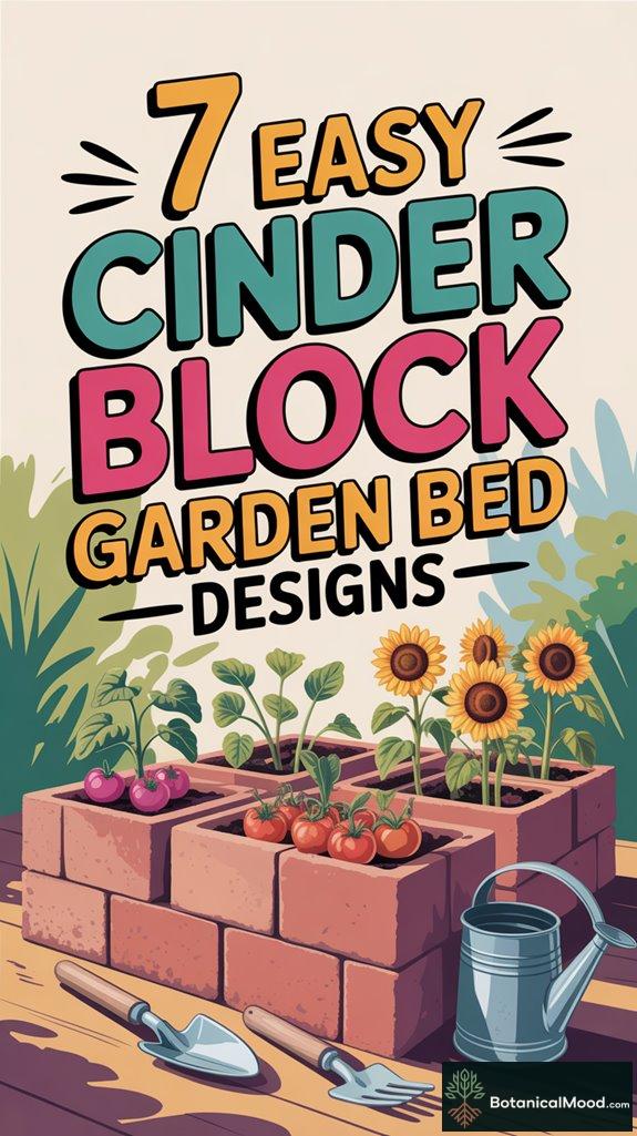 7 Easy Cinder Block Garden Bed Designs