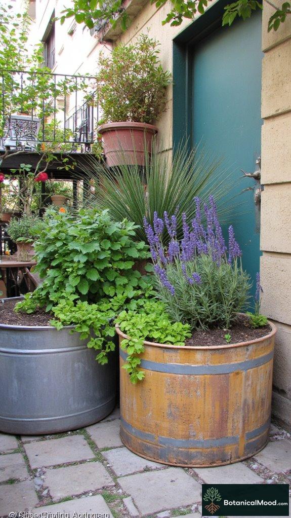 colorful painted container designs