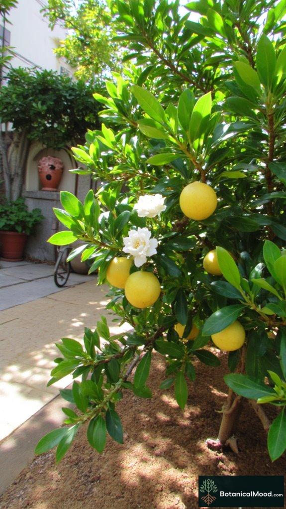 compact citrus garden beauty