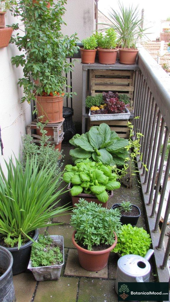 compact container vegetable gardens