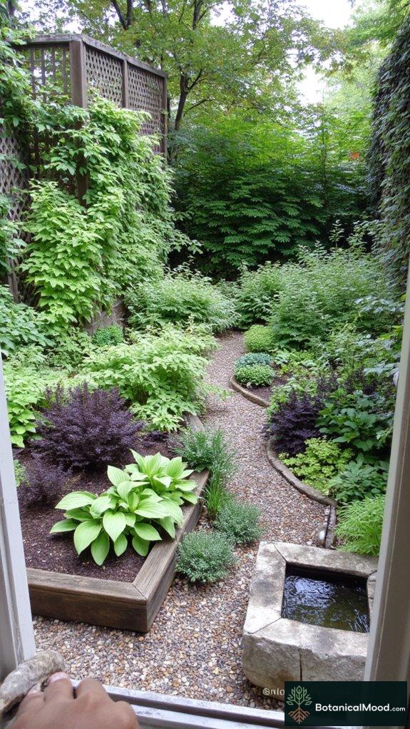 compact urban shade gardens