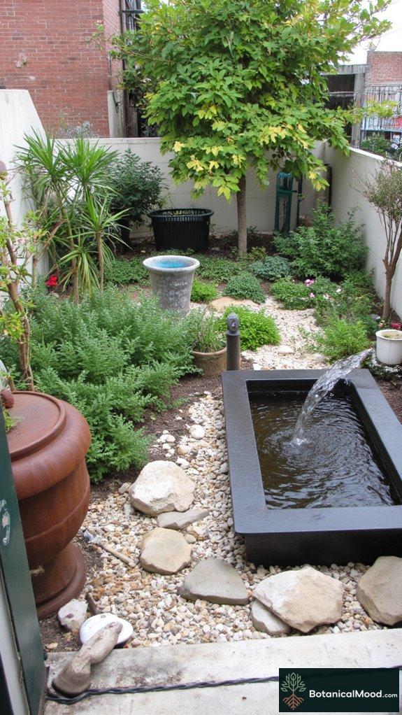 compact water feature ideas