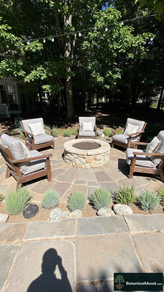 cozy outdoor gathering atmosphere