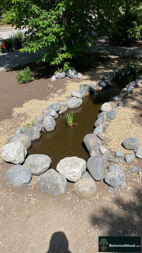 creating a functional pond
