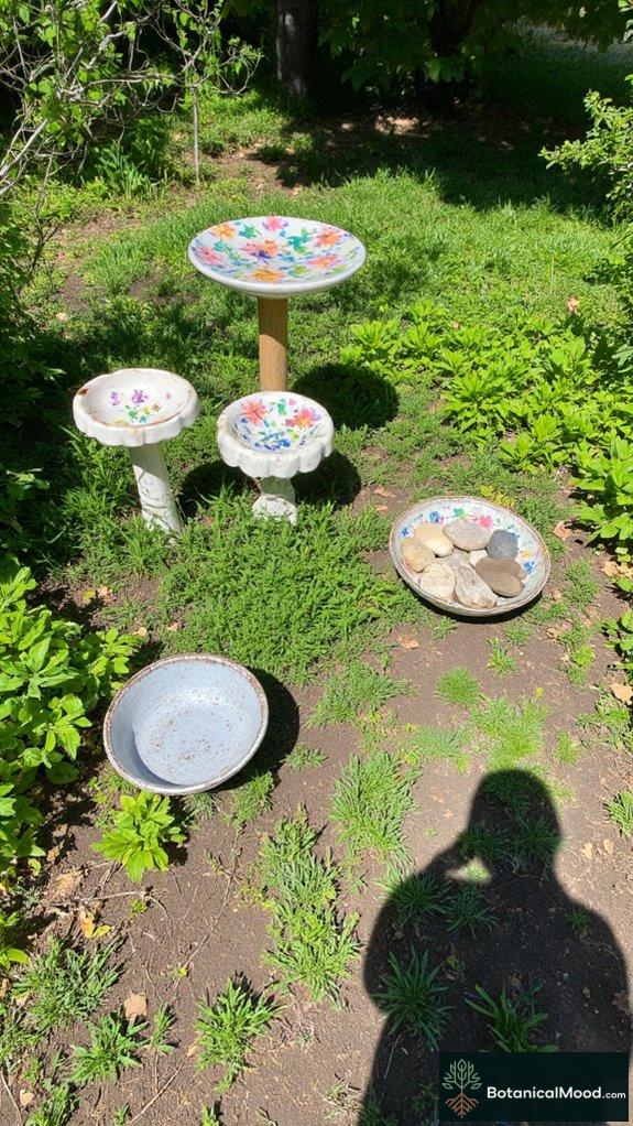 creative diy bird baths