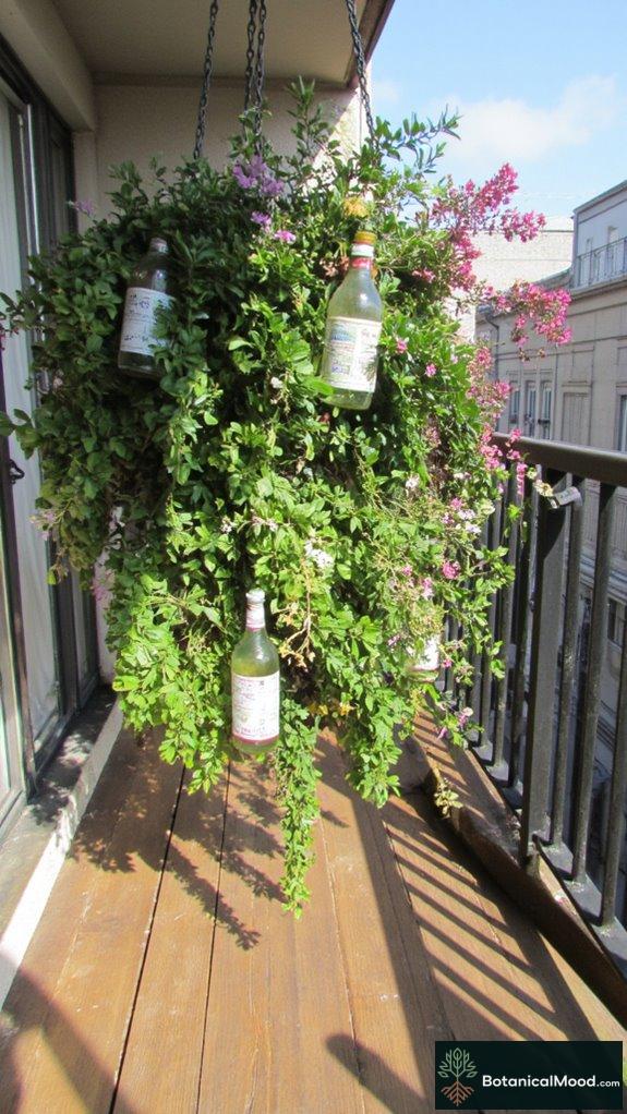 creative sustainable bottle gardens