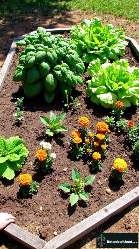 curved kidney garden bed