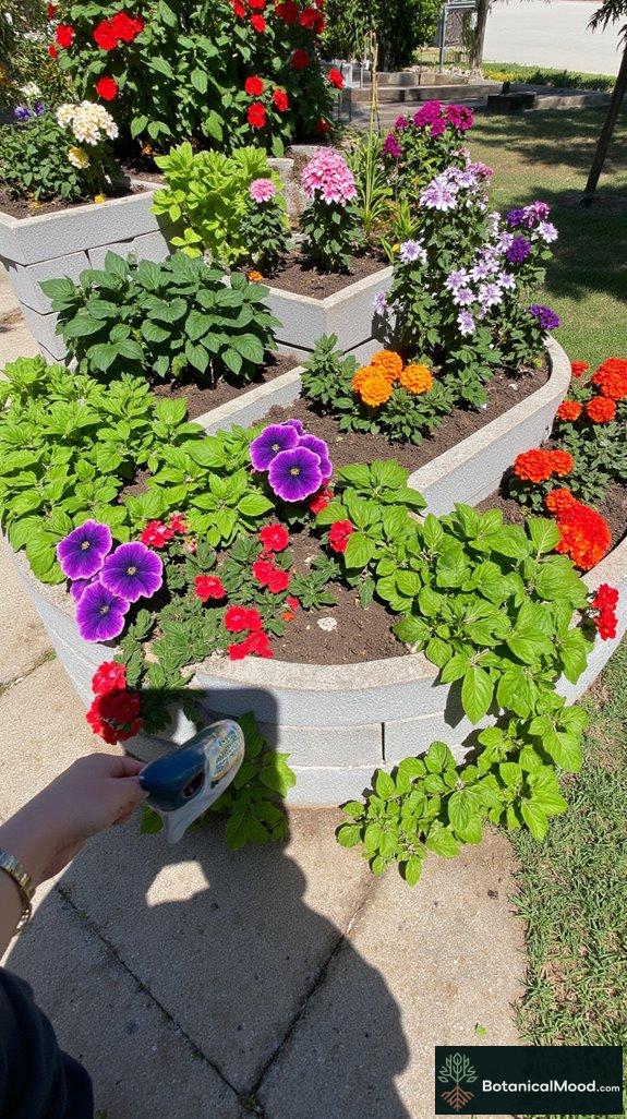 customizable tiered plant beds