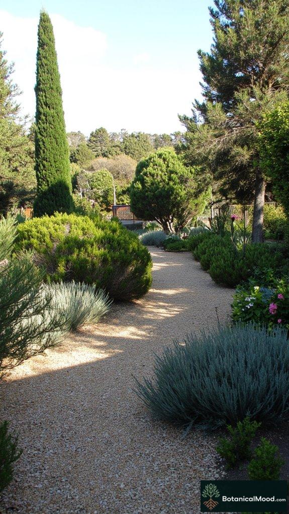 drought resistant evergreen shrubs selection