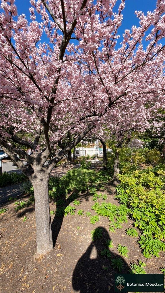 dwarf peach trees flourish beautifully