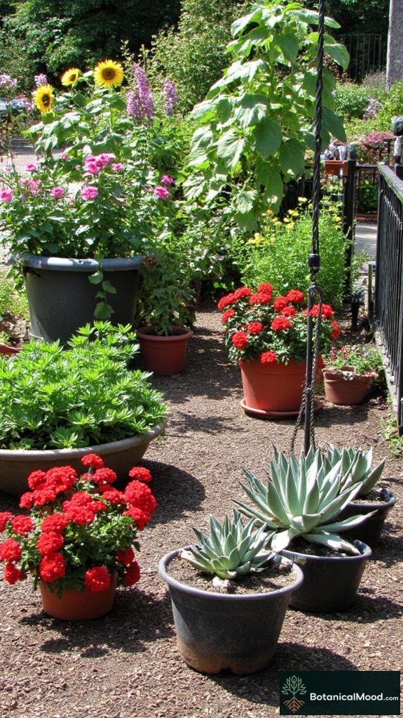 dynamic planter arrangement technique