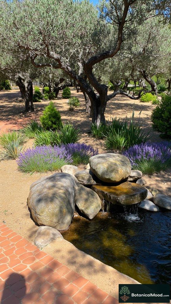 efficient water feature integration