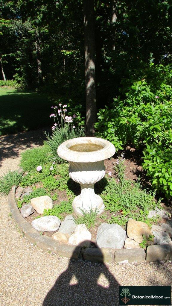 elegant garden bird sanctuary