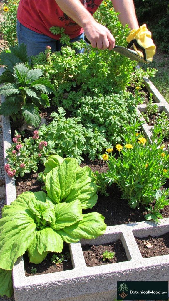 elegant modular garden beds