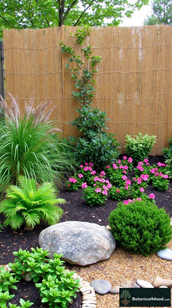 enchanting garden privacy screens