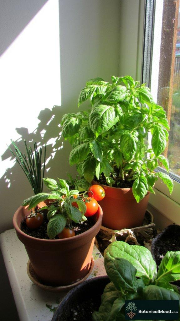 enchanting windowsill herb garden