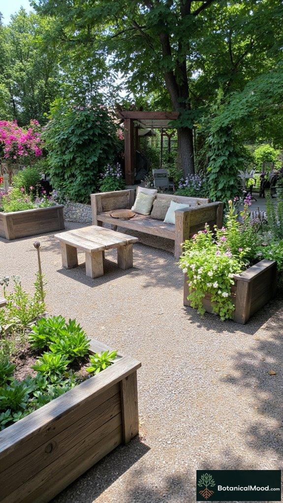 functional garden seating solutions