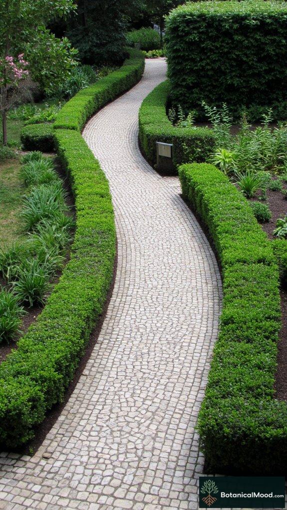 geometric patterns in gardens