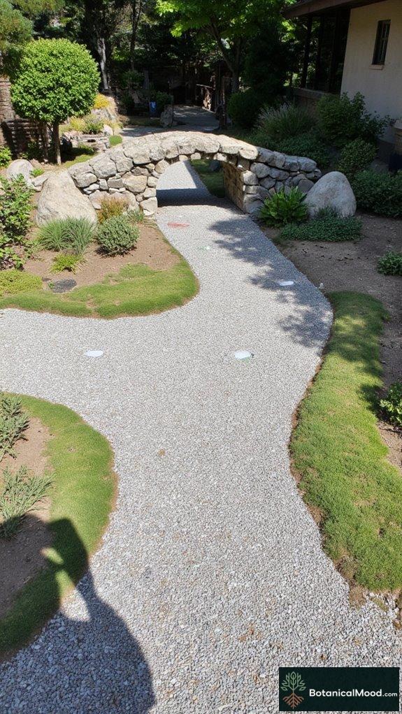 harmonious garden pathway design