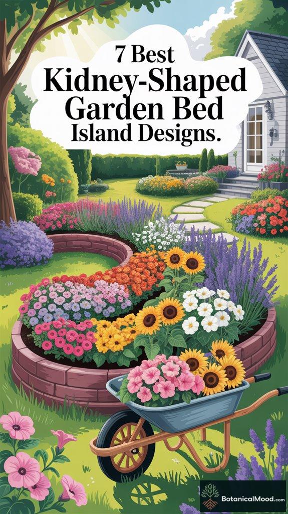 7 Best Kidney-Shaped Garden Bed Island Designs