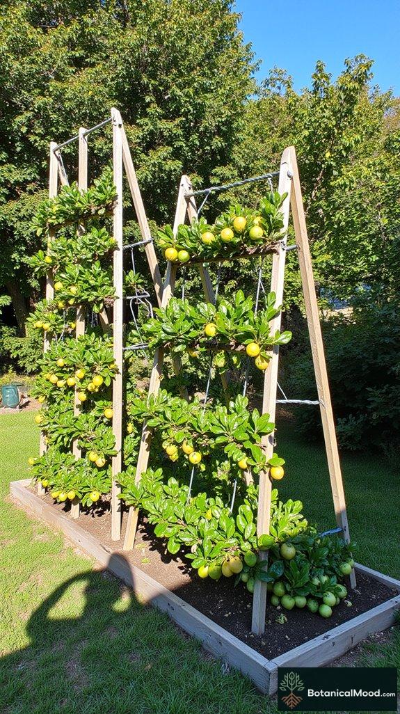 ladder style plant training system