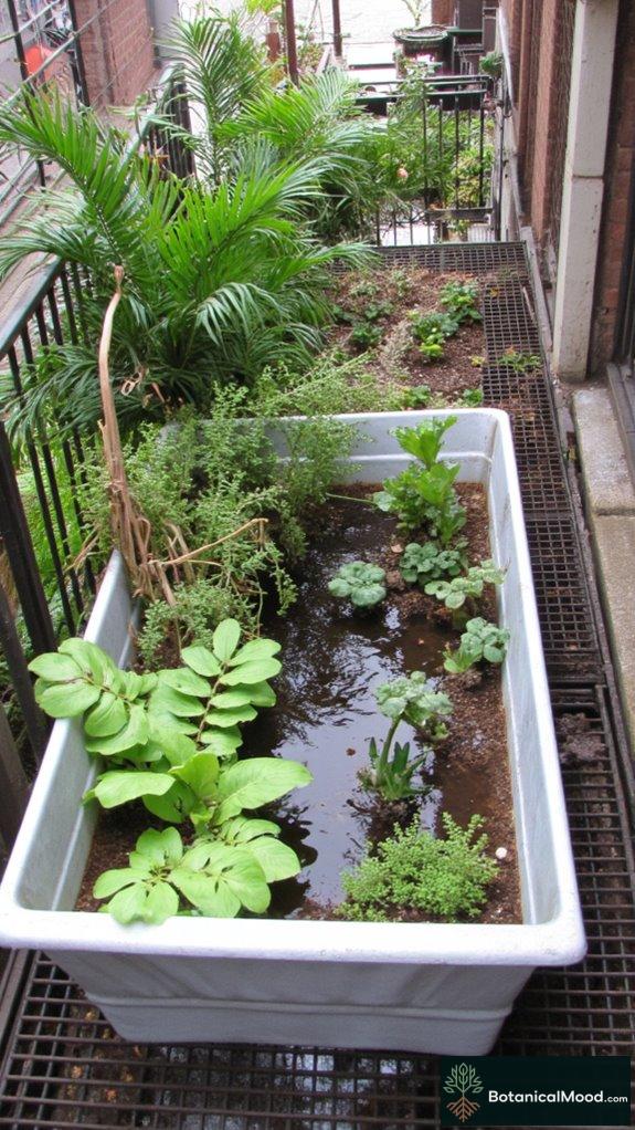 ledge gardens for fire escapes