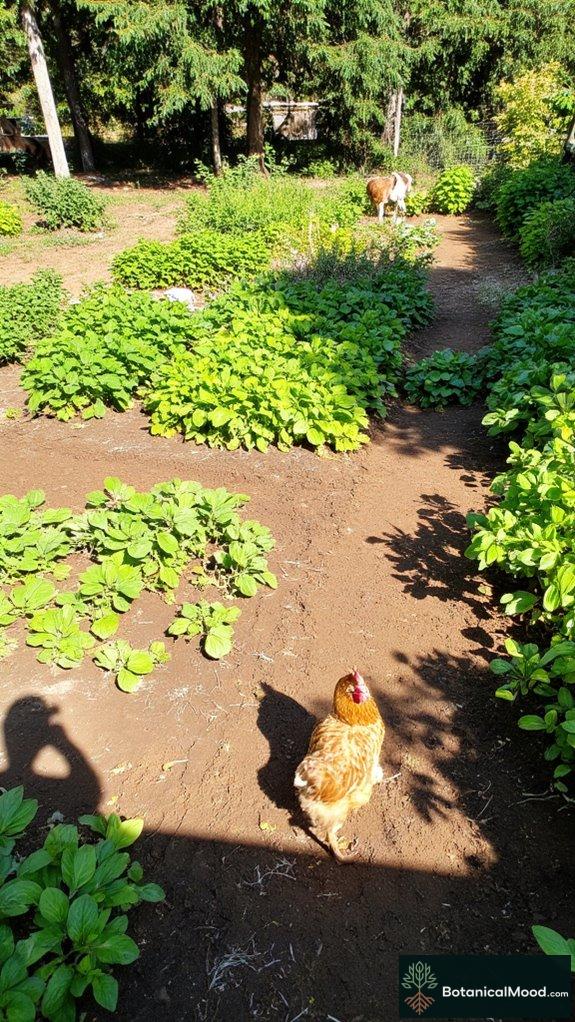 livestock enhances garden sustainability