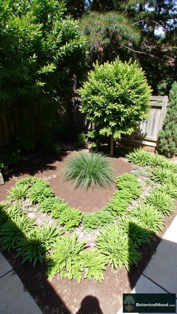 maximized corner planting beds