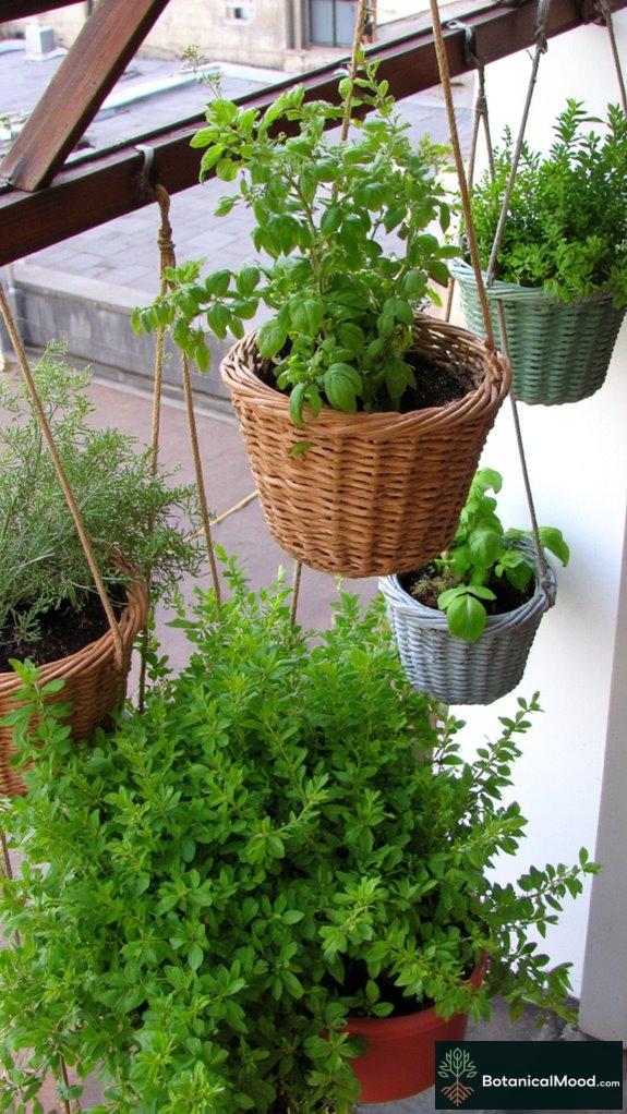 maximizing space with herbs