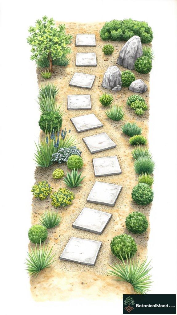 mindful simple garden pathways