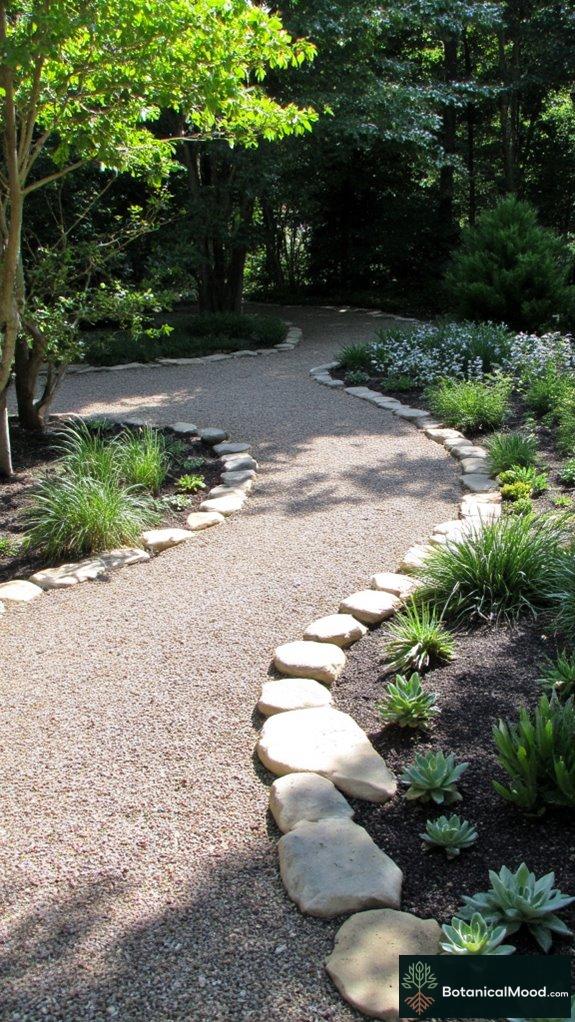 mindful walking through gardens